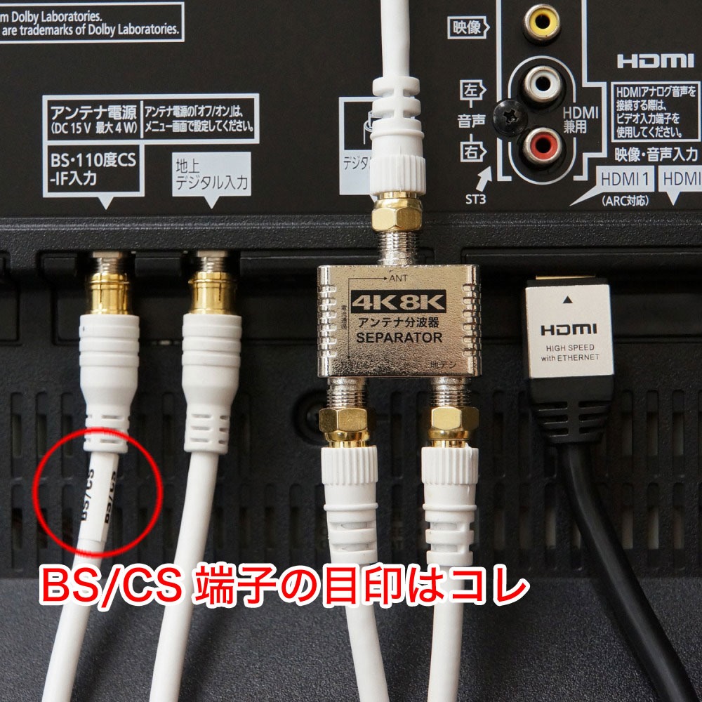 アンテナ分波器 ハイグレード 4K8K対応 | HORIC