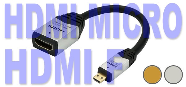 HDMI標準をマイクロHDMI端子に変換 マイクロHDMI変換アダプタ | HORIC