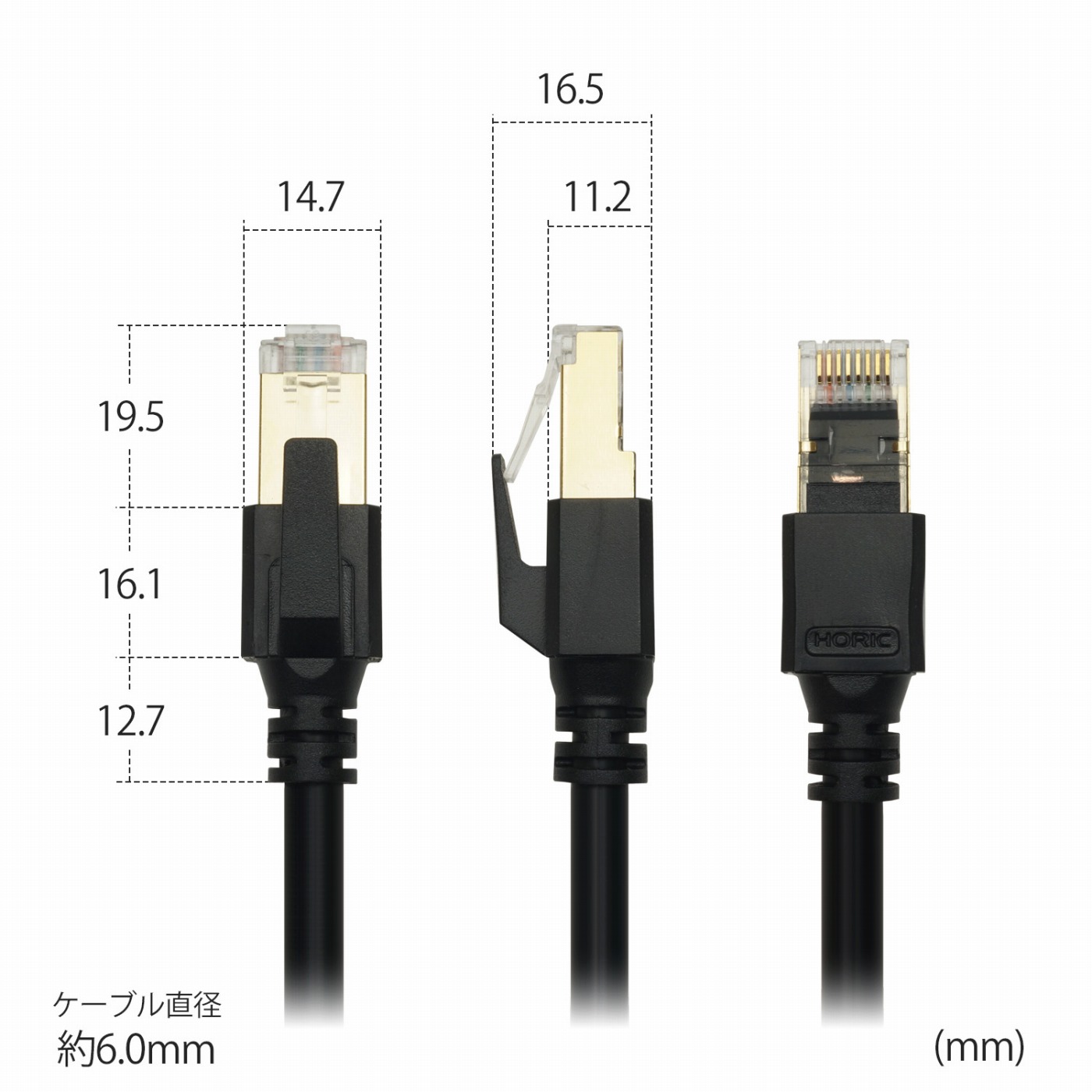 CAT8に対応した超高速LANケーブル | HORIC