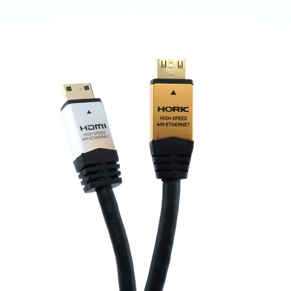 HDMI標準をHDMIミニ端子に変換 ミニ変換アダプタ | HORIC
